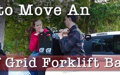 How To Move An Off Grid Forklift Battery